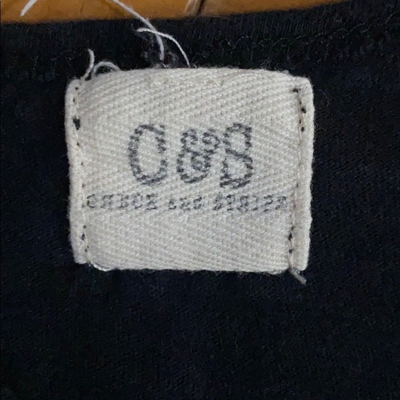 C&S Black Racerback tank top - Picture 3 of 3